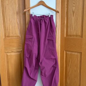 Vibrant Magenta Cargo Pants